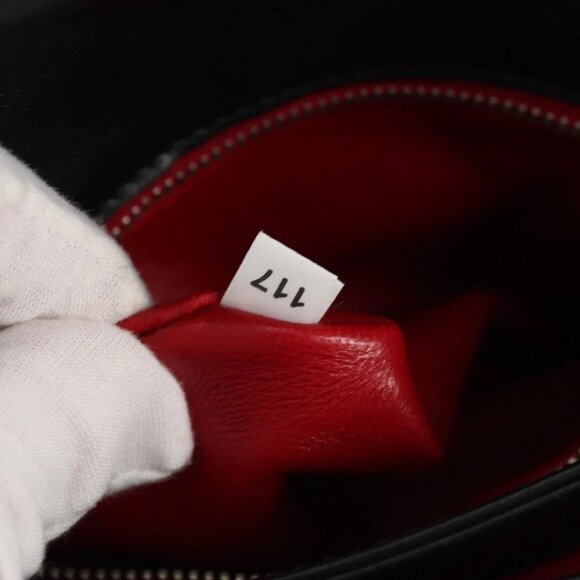 PRADA Chain Shoulder Bag Nylon Black Silver 1BD009 Auth 145246M - Picture 13 of 16